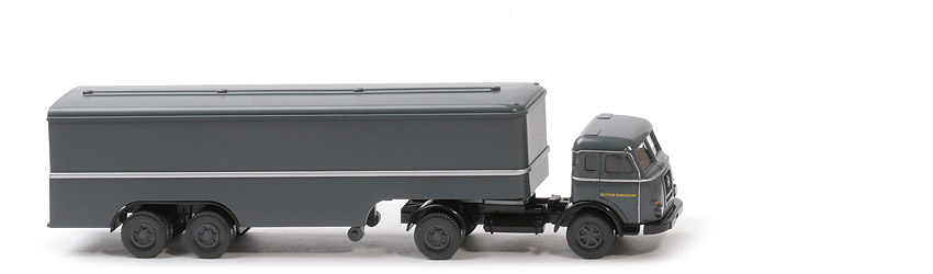 Henschel HS 165 T großer Koffersattelzug 2/2 (2023 ff.) - PMS: "Bahn auf der Straße Nr. 15" (Serie 800) - nicht erfasst