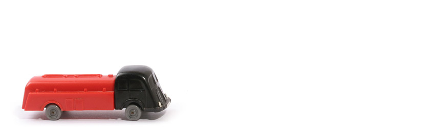 Fiat Tankwagen - FH, CH schwarz, Tank orangerot - 800/13j