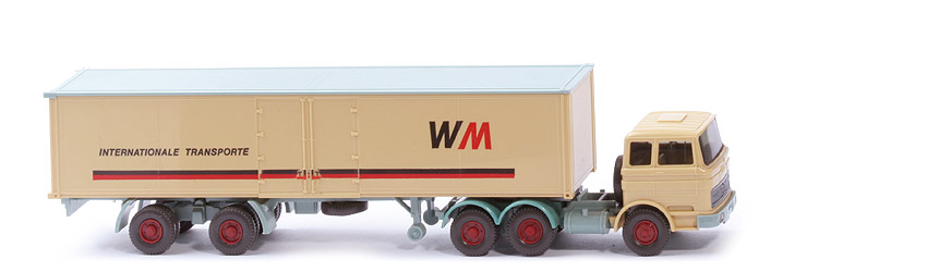 MB LPS 2223 Internationale Transporte - FH-Dach längsversteift, 4-fach Teilung - 512/1b