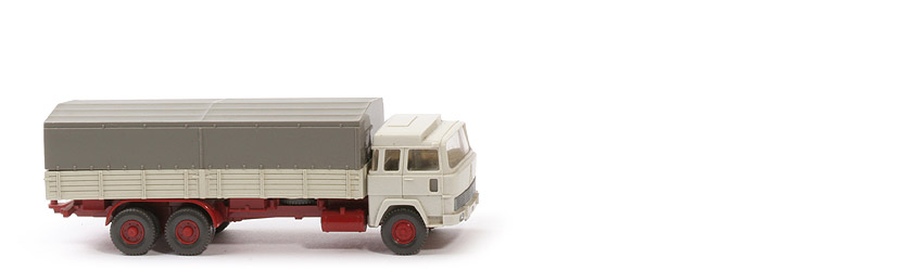 Magirus 235 TE, Solo-LKW - FH grauweiß, PR perlweiß, BP 47m - 475/1c~