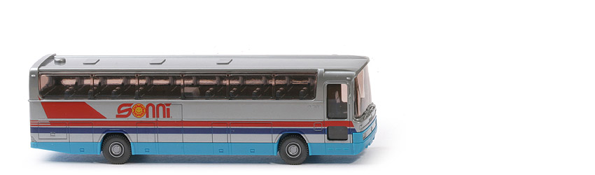 Reisebus MB O 303 RHD - Sonni - in Werbebox - Sonni