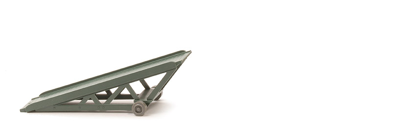 Verladerampe - montiert, graugrün - 1580/1f