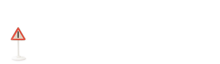 Verkehrszeichen (Typ 2) - Achtung - allgemeine Gefahrenstelle, Papieraufkleber, ohne Herstellerzeichen - 1000/3